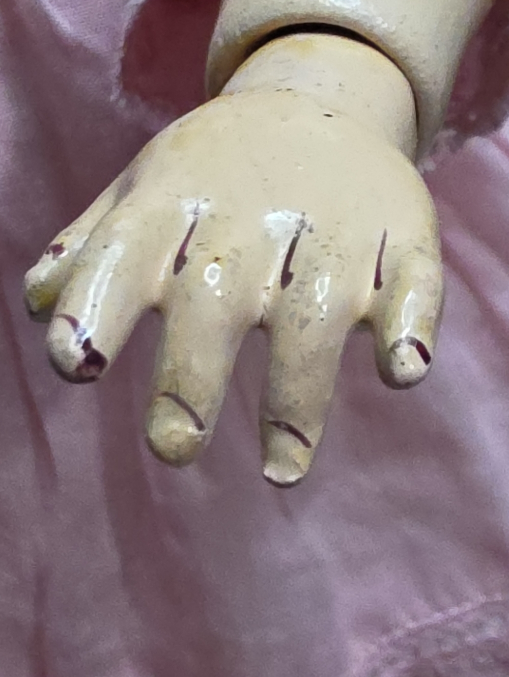 ANTIQUE SIGNED GERMAN BISQUE DOLL EXCELLENT CONDITION - Picture 5 of 15